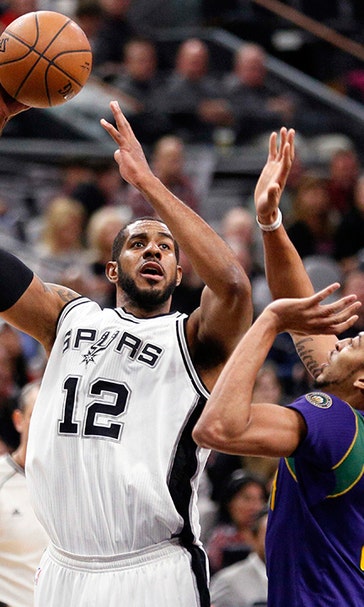 Aldridge scores season-high 36, Spurs improve to 27-0 at home